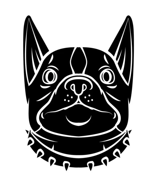 Cabeza de perro — Vector de stock