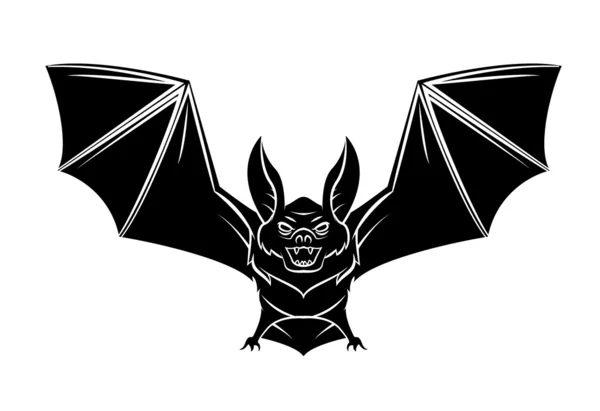 Bat Tattoo — Stock Vector