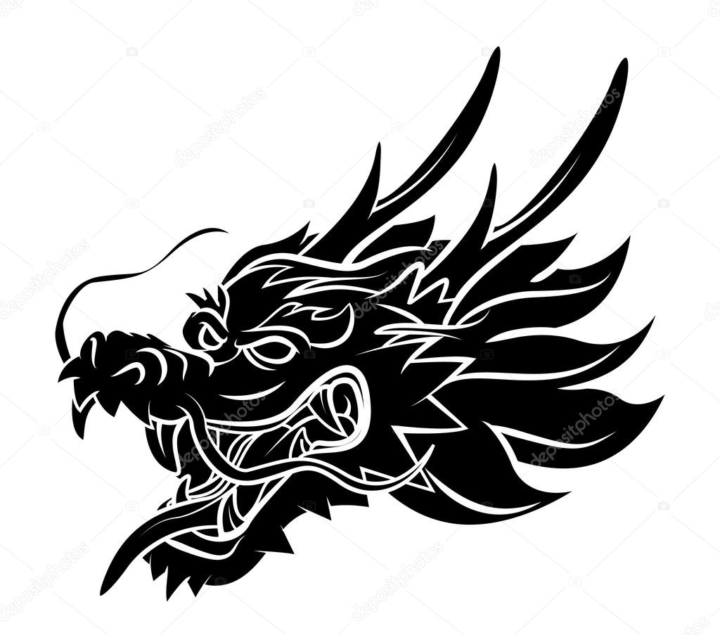 Dragon head drawing hi-res stock photography and images - Alamy