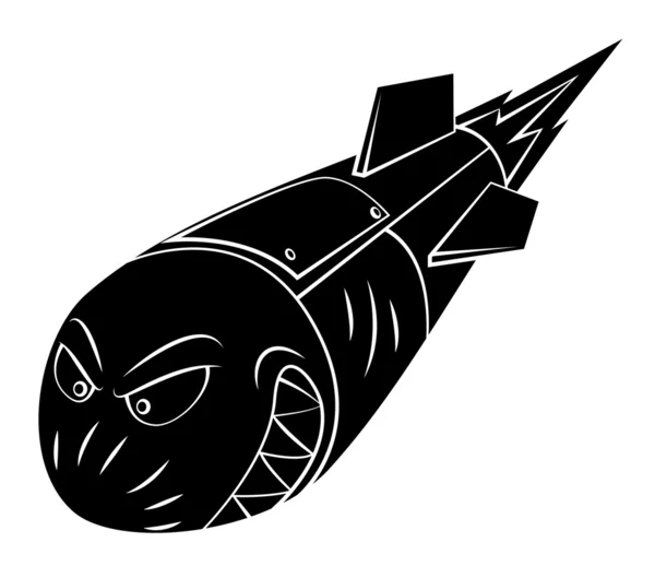 Lancio di razzi — Vettoriale Stock