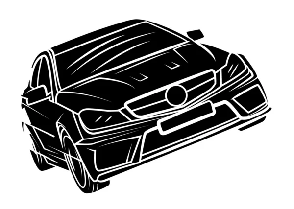 Sport automobile — Image vectorielle