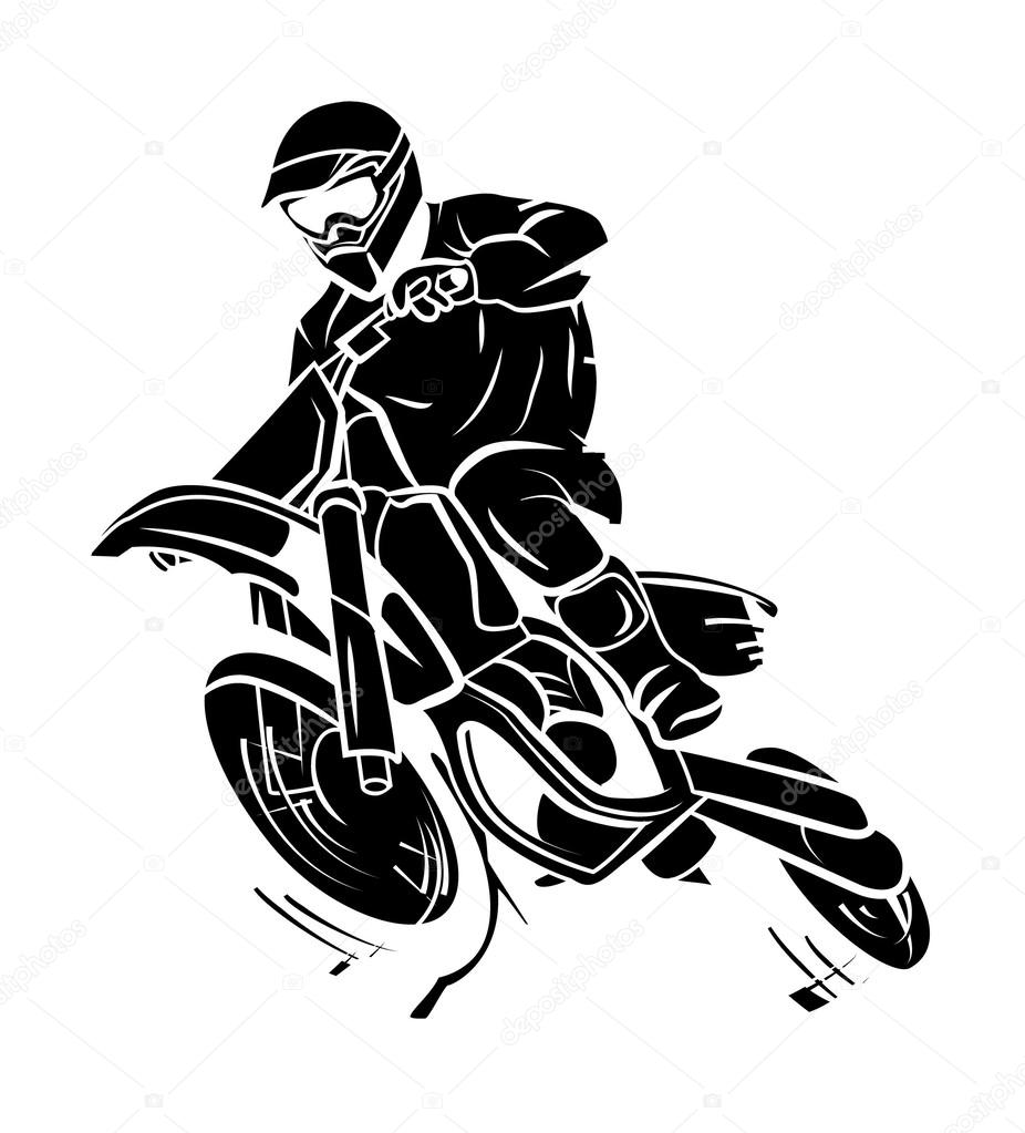 Vetores e ilustrações de Moto trilha para download gratuito