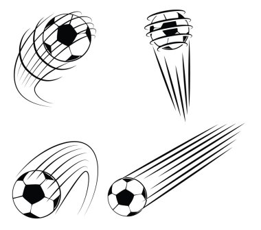 Ayak topu sembol Set koleksiyonu