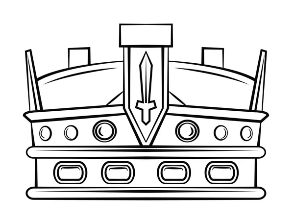Коронный символ — стоковый вектор