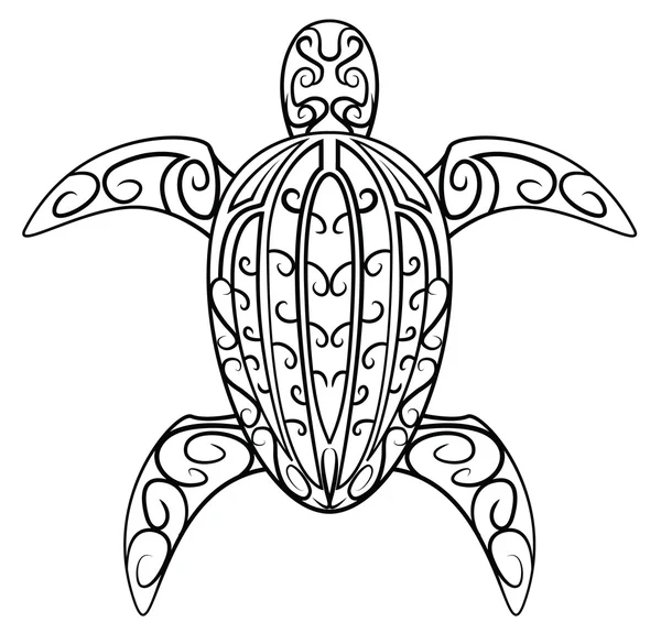 Schildpad symbool — Stockvector