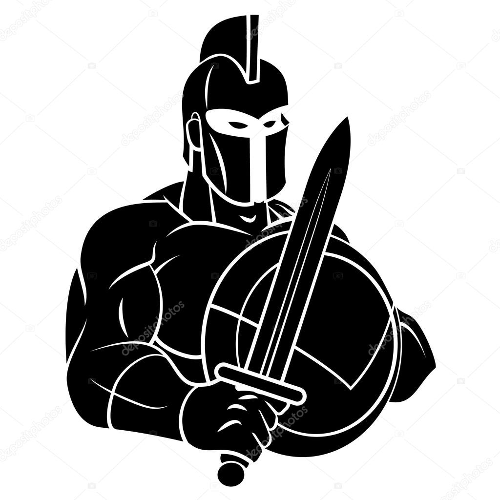 Spartan Mascot Tattoo