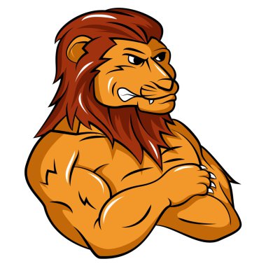 Lion Mascot clipart