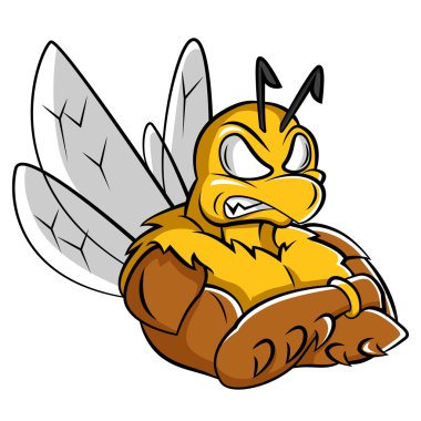 Arı güçlü maskot