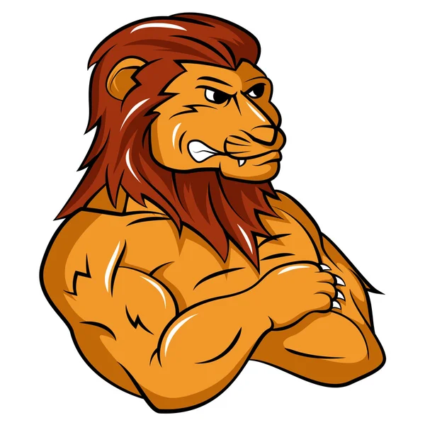 Mascotte de lion — Image vectorielle