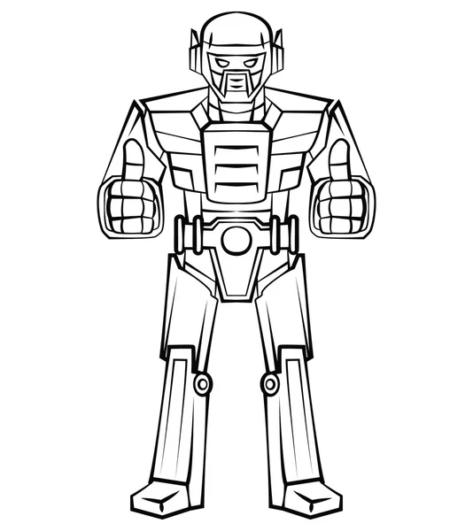 Robot pulgar hacia arriba — Archivo Imágenes Vectoriales