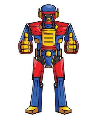 Robot işaret başparmak yukarıya