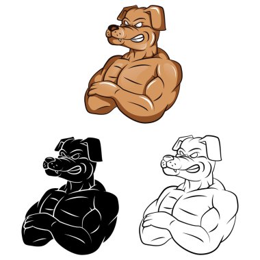 Strong Dogs collection clipart
