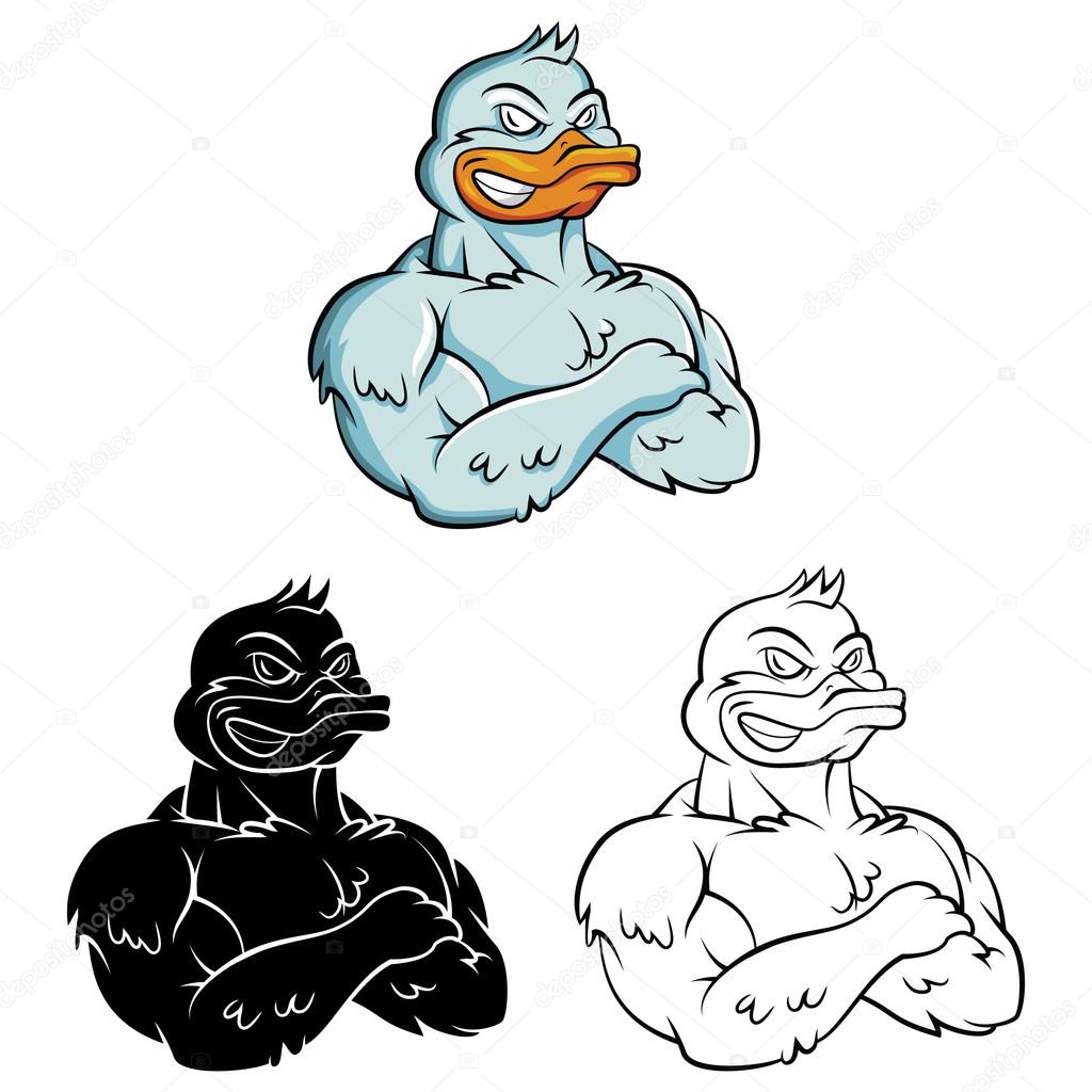 Ducks Strong Mascot
