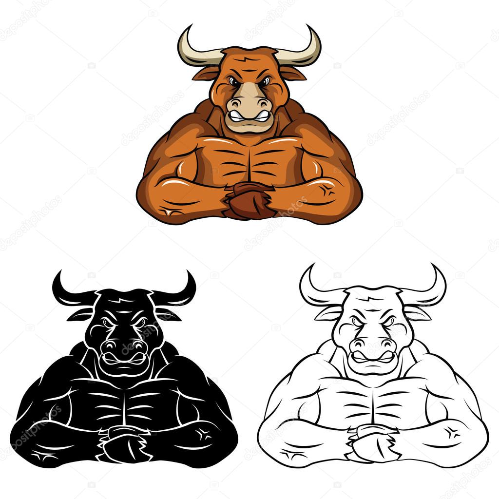 Bulls Strong Mascot