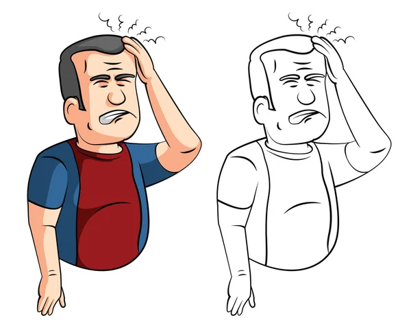 Dolor de cabeza imágenes de stock de arte vectorial | Depositphotos Dolor de cabeza imágenes de stock de arte vectorial | Depositphotos
