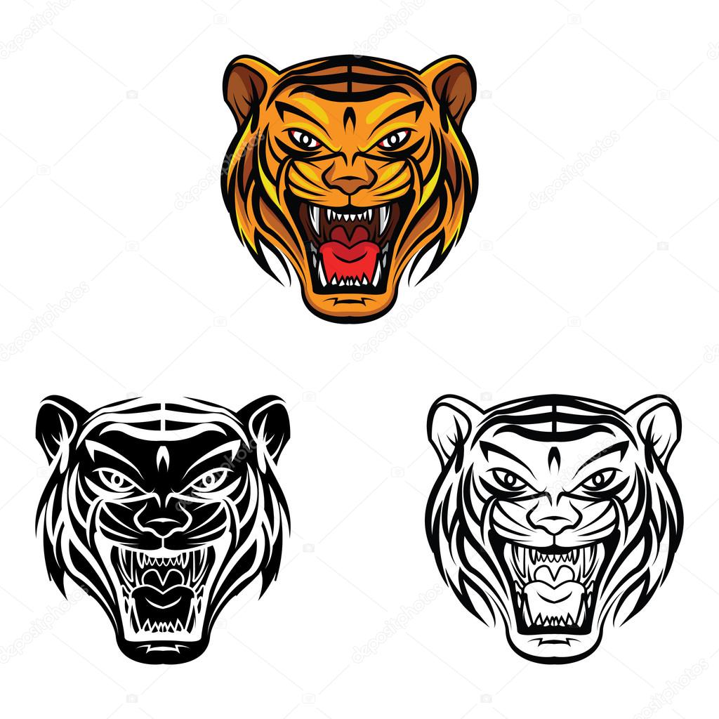 Download Coloring Book Tiger Face Cartoon Character Stock Vector Funwayillustration Vector Image By C 67304453