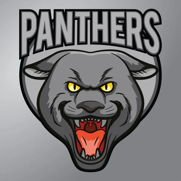 Panthers mascotte — Stockvector