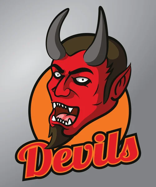 Mascota de demonios — Vector de stock