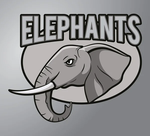 Талисман слонов — стоковый вектор