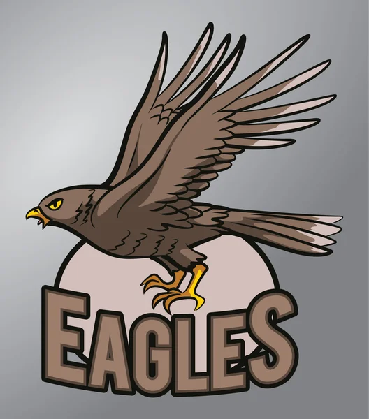 Eagles mascot — Stock Vector