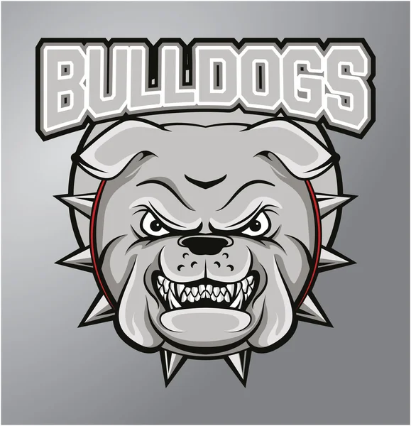 Mascote Bulldogs —  Vetores de Stock