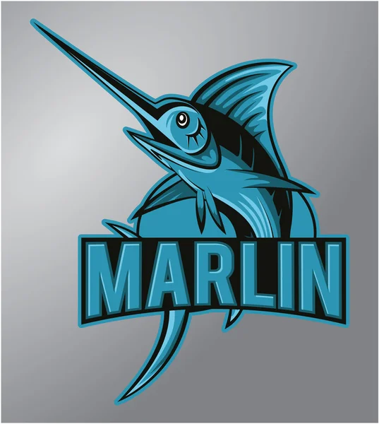 Peixe-marlim — Vetor de Stock