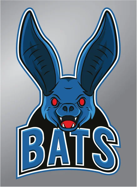 Bats mascot — Stock Vector