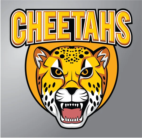 Mascottes Cheetah — Stockvector