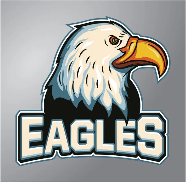 Mascota águilas — Vector de stock