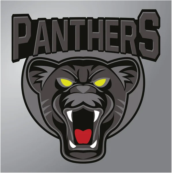 Panthers mascot — Stock Vector