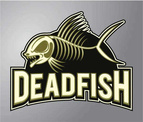 Dead fish — Stock Vector