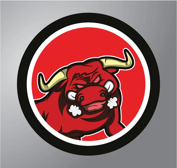 Sticker Cercle Buffalo — Image vectorielle