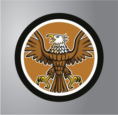 Kartallar daire etiket