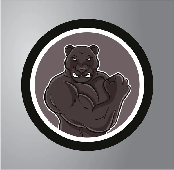 Autocollant Panthers Circle — Image vectorielle