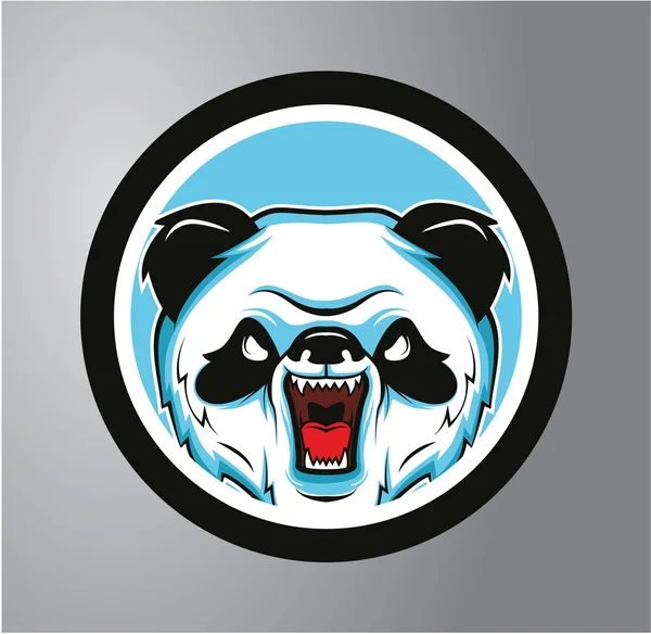 Sticker Cercle Pandas — Image vectorielle