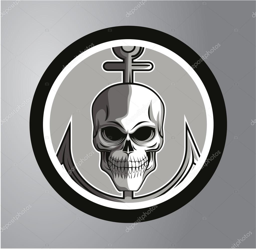 Наклейка "Круг матросов" — Вектор: изображение, рисунок