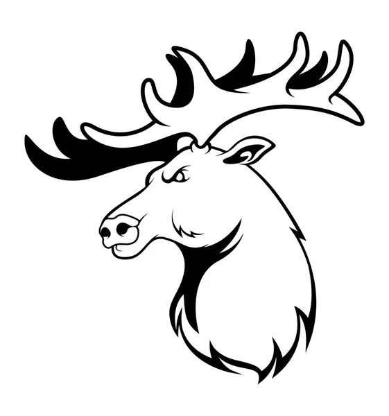 Moose symbol — Stock Vector