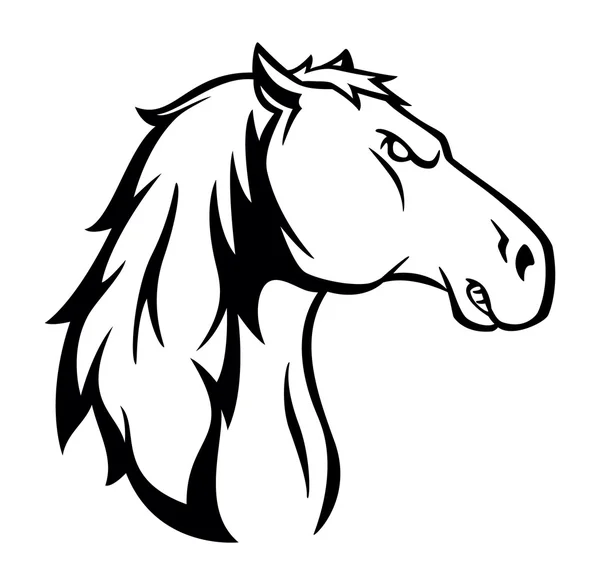Illustration symbole cheval — Image vectorielle
