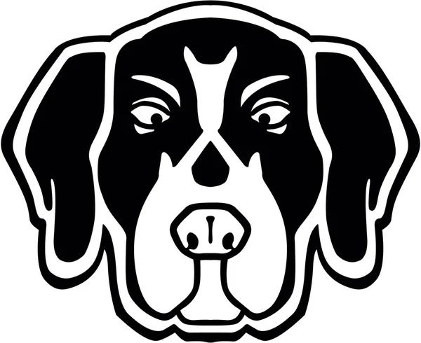 Dog head — Stock Vector