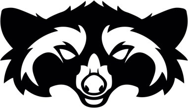 Raccoon symbol illustration clipart