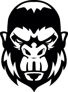 Gorilla illustration clipart