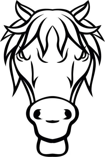 Illustrazione simbolo cavallo — Vettoriale Stock