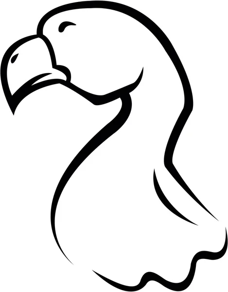 Ilustración del símbolo del flamenco — Vector de stock