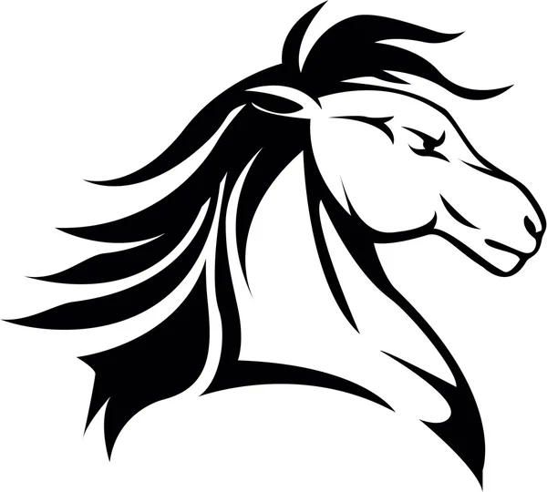 Horse symbol illustration — Stock Vector