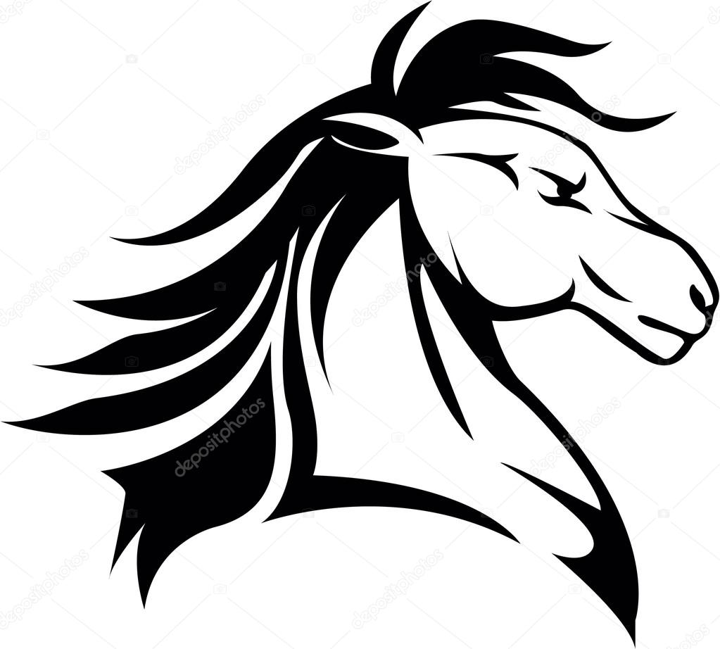 Horse symbol illustration