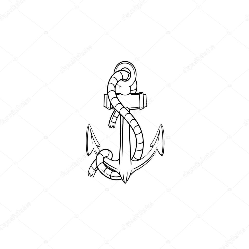 Anchor symbol illustration