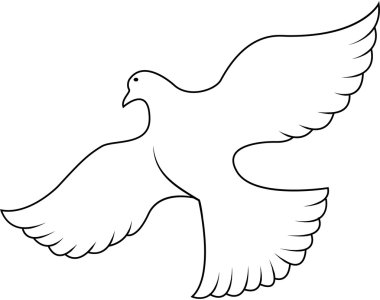 Barış güvercini çizimi