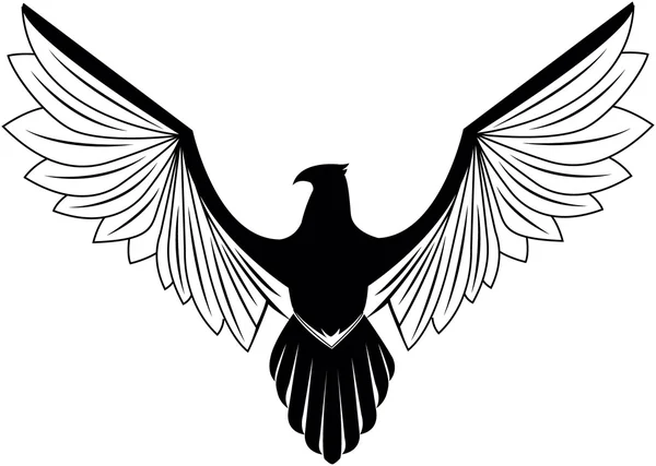 Aigle symbole aile — Image vectorielle