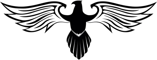 Aigle symbole aile — Image vectorielle