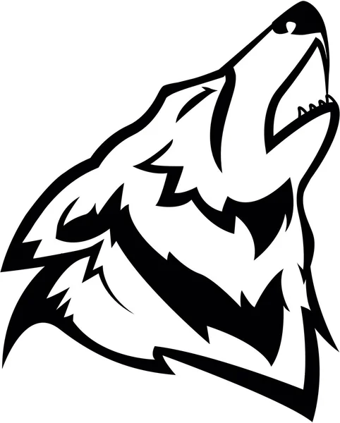 Wolf ilustrace design — Stockový vektor